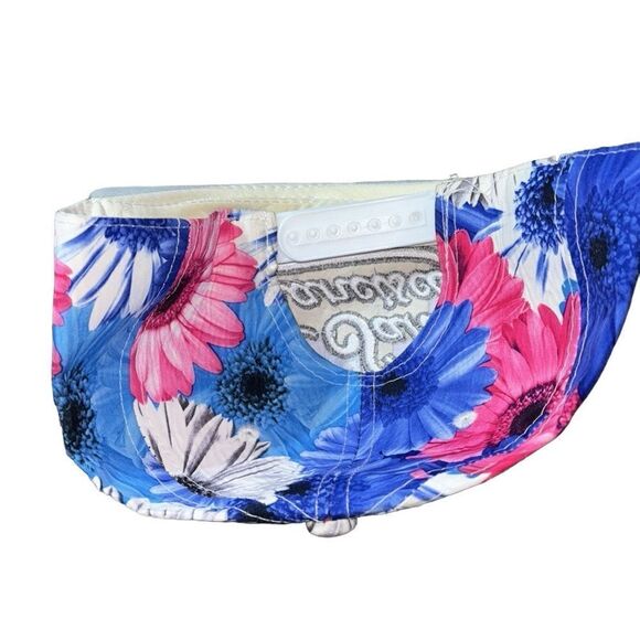 Smith novelty company San Francisco SnapBack hat colorful sunflowers dopamine - Picture 2 of 5